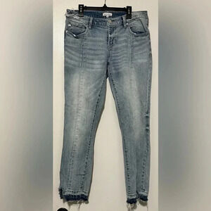 Dear John distressed Erin slim straight jeans size 29
